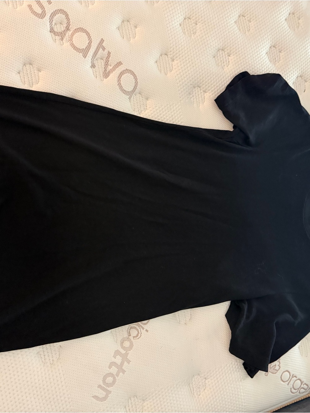 Cotton Citizen Black Short Sleeve Tee Dress